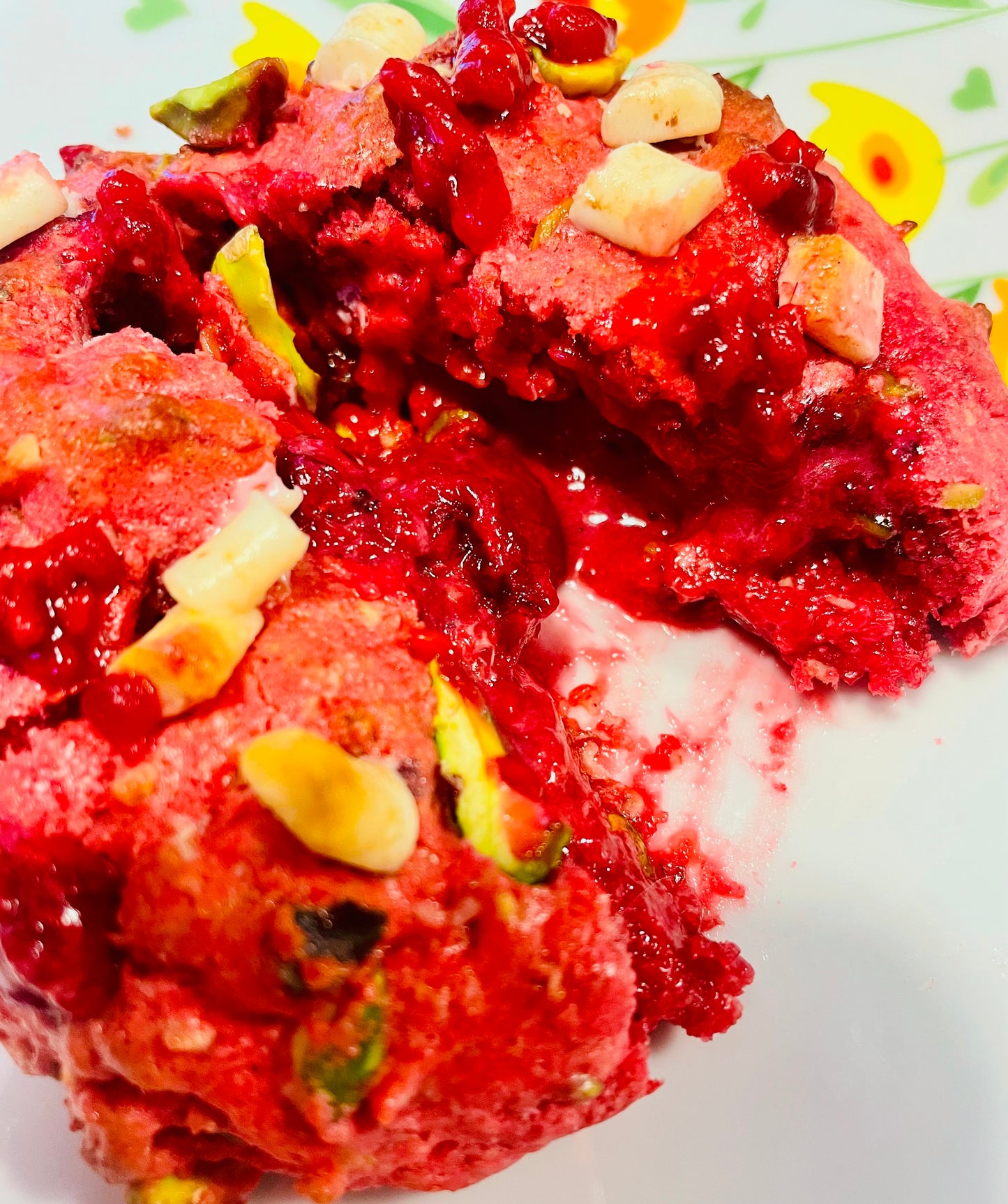 Cookie Protéiné Framboise Pistache - Encas Gourmand