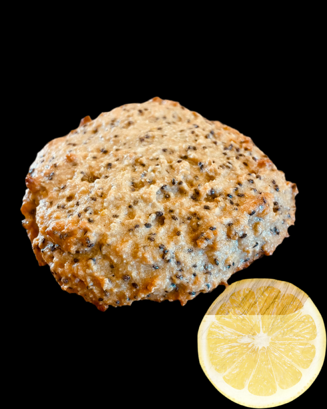 Cookie Protéiné Citron-Chia Sans Gluten - Kookie Boost