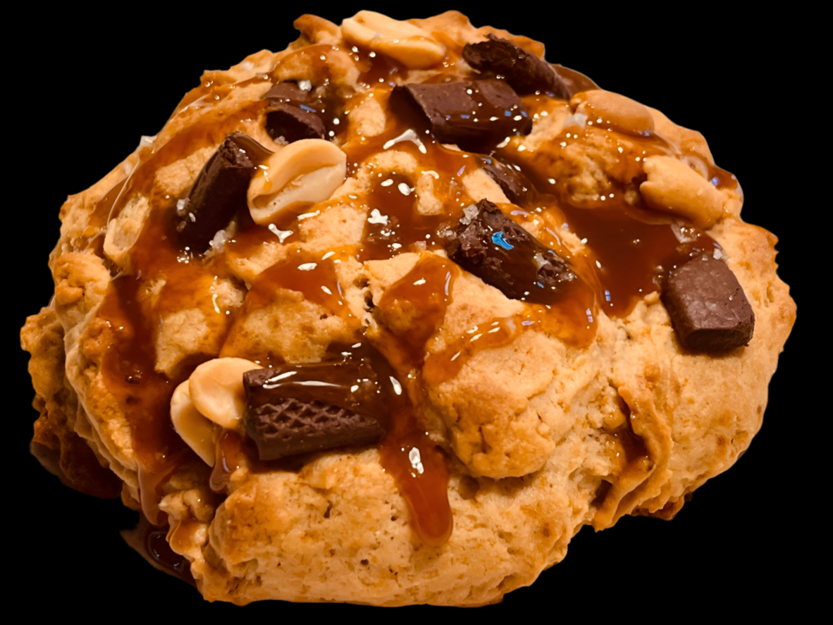 Cookie Protéiné Cacahuète Caramel Salé - Boost d'Énergie