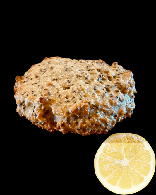 Cookie Protéiné Citron-Chia Sans Gluten - Kookie Boost
