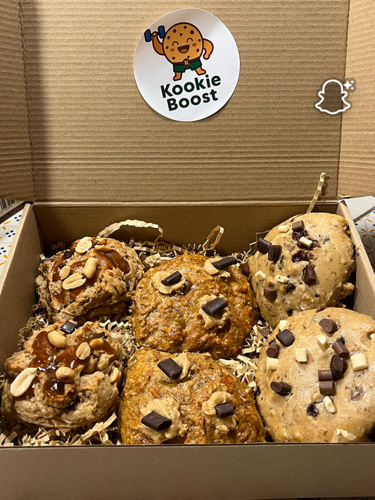 Box de 6 Cookies Protéinés - Assortiment Gourmand