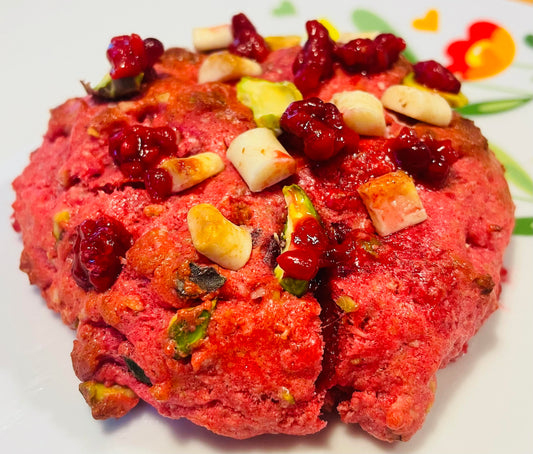 Cookie Protéiné Framboise Pistache - Encas Gourmand